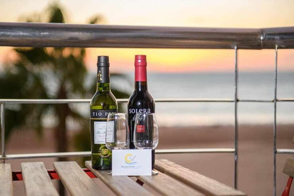 Preciado Apartamento Con Vistas Frontales Al Mar Cadiz Luaran gambar